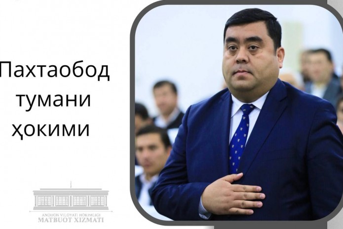 Шоятбек Бобоев Андижон вилояти Пахтаобод тумани ҳокими лавозимига тайинланди