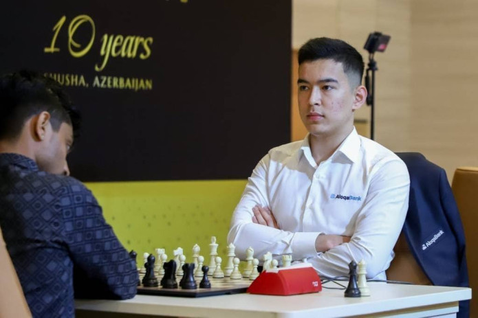Nodirbek Abdusattorov takes 2nd place at Shusha chess tournament