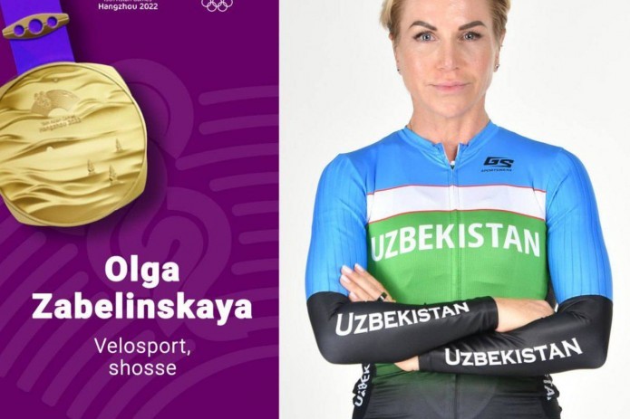 Olga Zabelinskaya Wins Gold in Asian Games Cycling