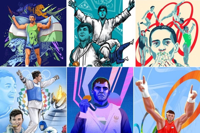 Танзила Нарбаева поддержала инициативу художников создать муралы об олимпийских чемпионах