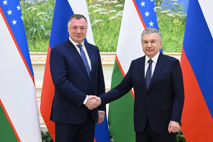 Shavkat Mirziyoyev Rossiya Hukumati raisining o‘rinbosari Marat Xusnullinni qabul qildi