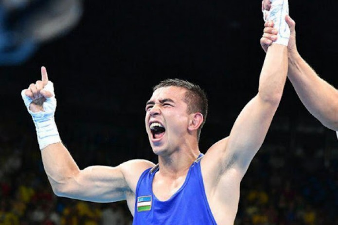 Boxing: Rio champion Hasanboy Dusmatov forces his rival to surrender at very beginning of the fight