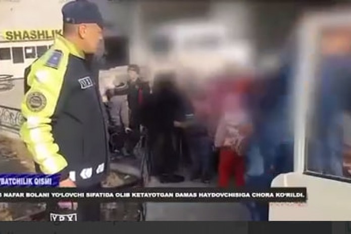 Namanganda haydovchi 25 nafar bolalarni bir "Damas"ga sig'dirib, bog'chadan olib kelayotgani aniqlandi — video