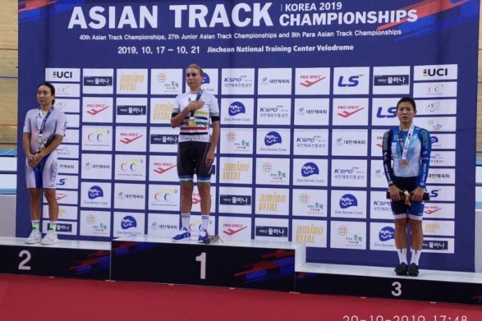 Cyclist Olga Zabelinskaya wins Asian Championship