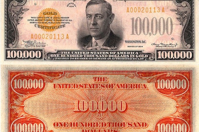 100 ming dollarlik kupyurani ko‘rganmisiz? Eng qizig‘i, uni hali ham savdoda ishlatish yoki bankda maydalash mumkin