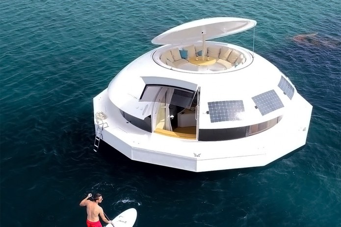 Илк марта сузувчи эко-меҳмонхона яратилди