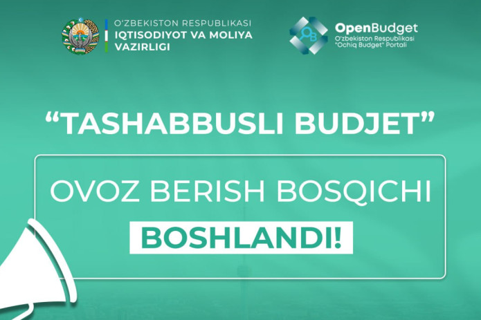 “Tashabbusli budjet”ning 2025-yilgi 1-mavsumi doirasida ovoz berish bosqichi boshlandi