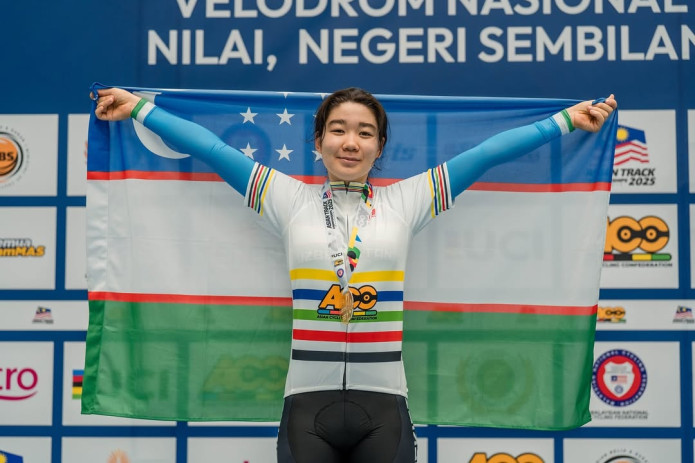 Velosportchilarimiz Osiyo chempionatida 3 ta oltin va 5 ta bronza medalga sazovor bo‘lishdi