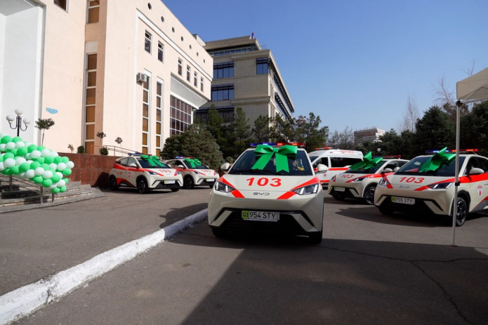 SSV: Endi tez tibbiy yordam xizmatida elektromobillardan foydalaniladi