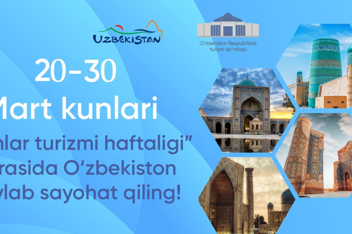 20-30-mart kunlari “Yoshlar turizmi haftaligi” o‘tkaziladi