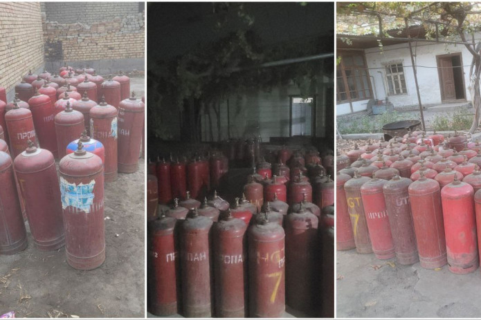 Farg'onada suyultirilgan gaz ballonlari talon-toroj qilinishining oldi olindi