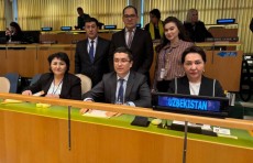 Senat raisi BMT Ayollar holati bo‘yicha komissiyasining sessiyasida ishtirok etmoqda