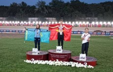 Yengil atletika: Osiyo chempionatida sportchi qizimiz Maftuna Ahmedova bronza medaliga sazovor bo'ldi