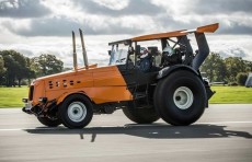 The world's fastest tractor makes for an unusual World Record