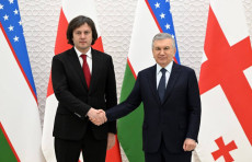 Shavkat Mirziyoyev Gruziya Bosh vaziri Irakliy Kobaxidze boshchiligidagi delegatsiyani qabul qildi