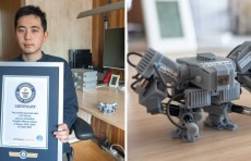 Yaponiyalik talaba dunyodagi eng kichik odamsimon robotni yaratdi