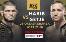 UZREPORT TV UFC 254 musobaqasi translyatsiya huquqini xarid qildi