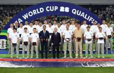 Shavkat Mirziyoyev “Bunyodkor” stadioniga tashrif buyurib, futbol bo‘yicha O‘zbekiston milliy terma jamoasi o‘yinini tomosha qildi