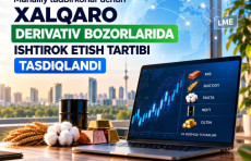 O‘zbekistonda mahalliy tadbirkorlarning xalqaro tovar derivativlari savdolarida ishtirok etish tartibi tasdiqlandi