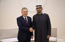 Shavkat Mirziyoyev Dubayda BAA prezidenti Shayx Muhammad bin Zoid Ol Nahayon bilan uchrashuv o‘tkazdi