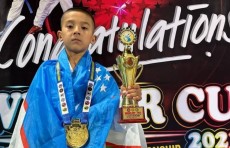 BAA da oʻtkazilgan xalqaro turnirda 8 yoshli o'zbekistonlik sportchi g'alaba qozondi